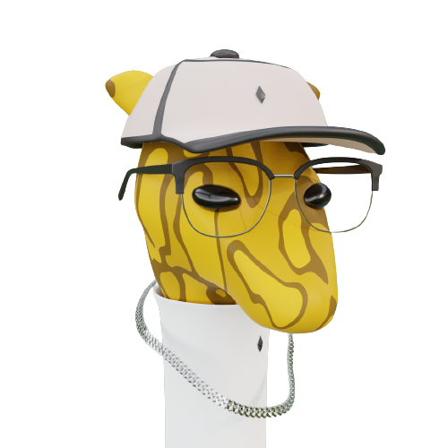 Giraffes 3d nft collection